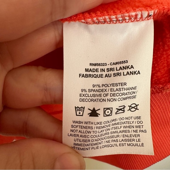 Nike Dri-Fit Women’s Small Hoodie Coral Pink & Purple with Pocket Athleisure - Picture 5 of 5